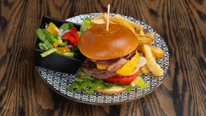 Bacon Cheeseburger — Mexican food at Sierra Paphos