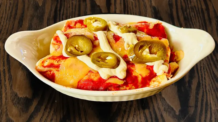 Birria Beef Enchiladas — Mexican food at Sierra Paphos