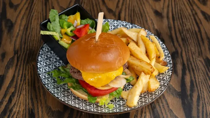 Cheeseburger — Mexican food at Sierra Paphos