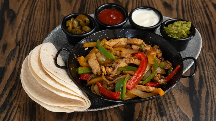Chicken Fajitas — Mexican food at Sierra Paphos