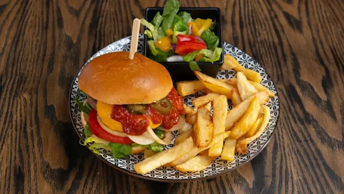Spicy Mexican Burger — Mexican food at Sierra Paphos