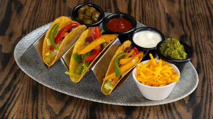 Vegetarian Tacos — Mexican food at Sierra Paphos